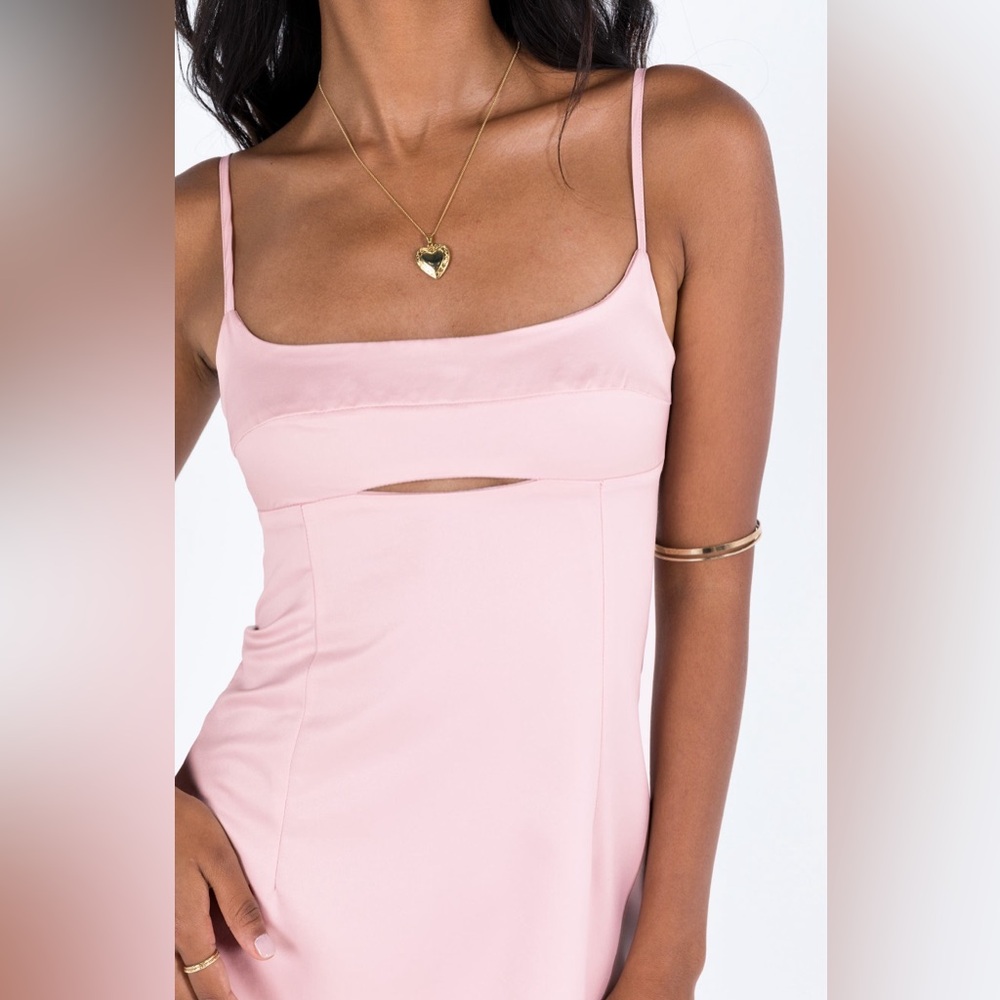 Princess Polly Powell Cutout Minidress In Pink Size 12 NWT